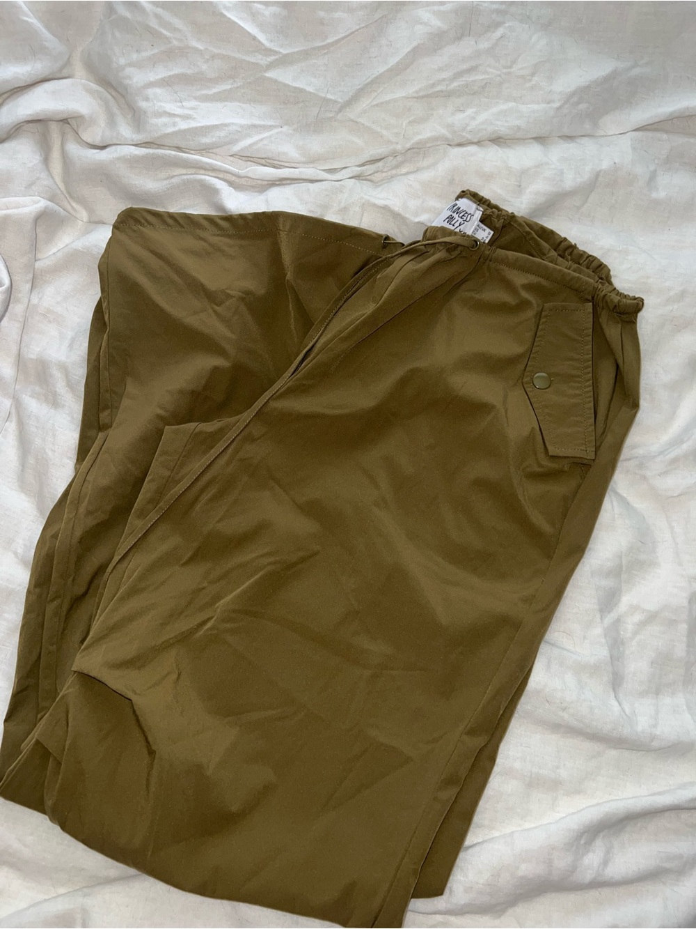 Princess Polly Olive Green Cargo Joggers